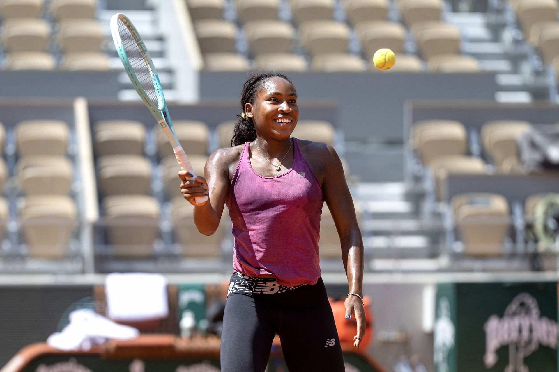 Coco Gauff at the French Open 2025. (Photo: Getty)